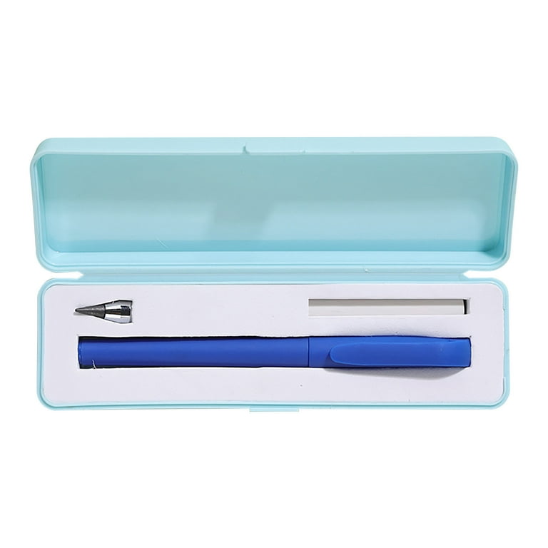 Vikakiooze Pens Fine Point Smooth Writing Pens Back To School Supplies,  Black Technology No-Sharp Erasable Dust-Free Eternal Pencil Gel Pen 2 In 1  2Ml 