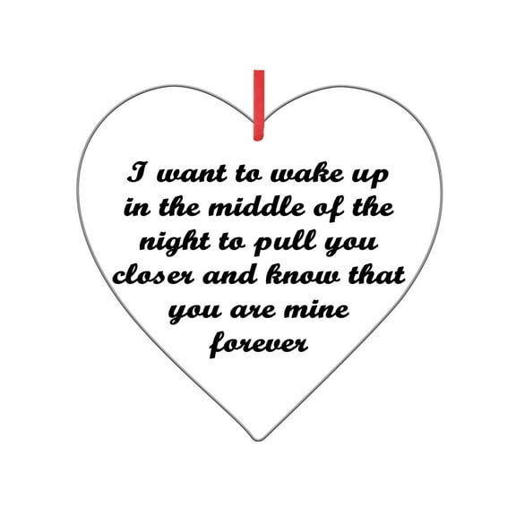 Vikakiooze Personalize Embellishments Hanging Ornaments for Valentine's Day Decoration