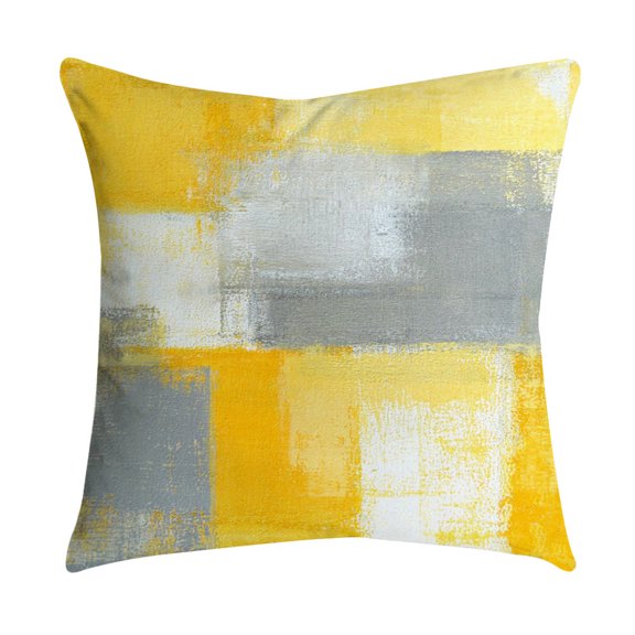 Vikakiooze Pineapple Leaf Yellow Pillow Case Sofa Car Waist Throw Cushion Cover Home Decor