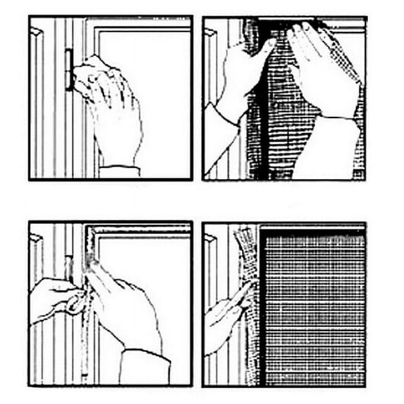 Vikakiooze Promotion on Sale Insect Fly Window Net Netting Mesh Screen Sticky Tape