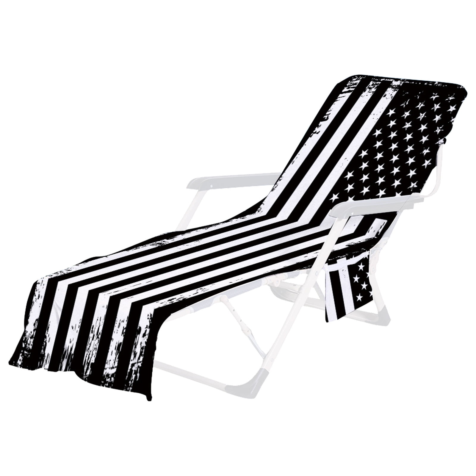 Vikakiooze Promotion on sale, Beach Chair Cover With Side Pockets ...