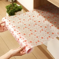 Vikakiooze Refrigerator Liners Fridge Mats Shelf Liner Floral Pattern Drawer Liner For Kitchen Cabinets Non Adhesive Non Slide Easy Clean Liner Waterproof Mat