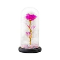 thumbnail image 1 of Vikakiooze Romantic Glass Rose Flower Wedding LED Light Decoration Valentine's Day Gift, 1 of 8