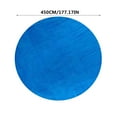 thumbnail image 1 of Vikakiooze Round Pool Cover Protector Foot Above Ground Black Protection Swimming Pool, 1 of 1