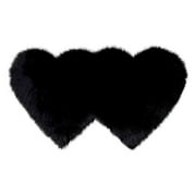 Vikakiooze On Sale and Clearance! Valentines Day Decorations Heart-Shaped Throw Blanket for Couch Big Area Rug for Bedroom Soft Rugs Non Slip Bedroom Shaggy Carpet Mats