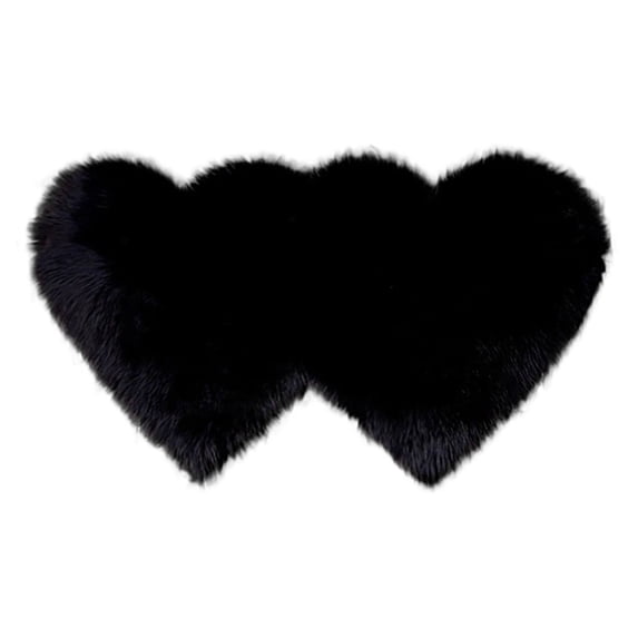 Vikakiooze On Sale and Clearance! Valentines Day Decorations Heart-Shaped Throw Blanket for Couch Big Area Rug for Bedroom Soft Rugs Non Slip Bedroom Shaggy Carpet Mats