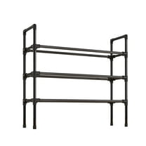 Vikakiooze Shoe Rack 3 Tier Shoe Organizer Heavy Duty Metal Shoe Storage Shelf Stackable Shoe Rack For Closet Freestanding Shoe Rack For EntrywayEasy To