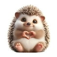 thumbnail image 1 of Vikakiooze Small Hedgehog Decoration Pendant Car Interior Pendant Valentine's Day Decoration Bag Pendant, 1 of 8