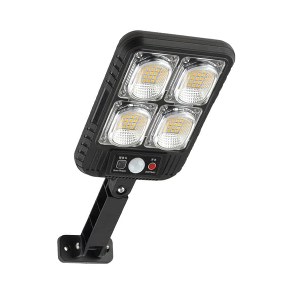 Vikakiooze Solar Street Lights Outdoor, Remote Control Solar Parking Lights Wireless Motion Sensor Solar Security Wall Light With 3 Modes For Garden, Street, Yard