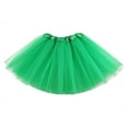 thumbnail image 1 of Vikakiooze St. Patrick'S Day Decoration St. Patrick's Day Party Accessories Set Tu-tu Skirt, Beaded Necklace, Green Sleeves(Adult), 1 of 5