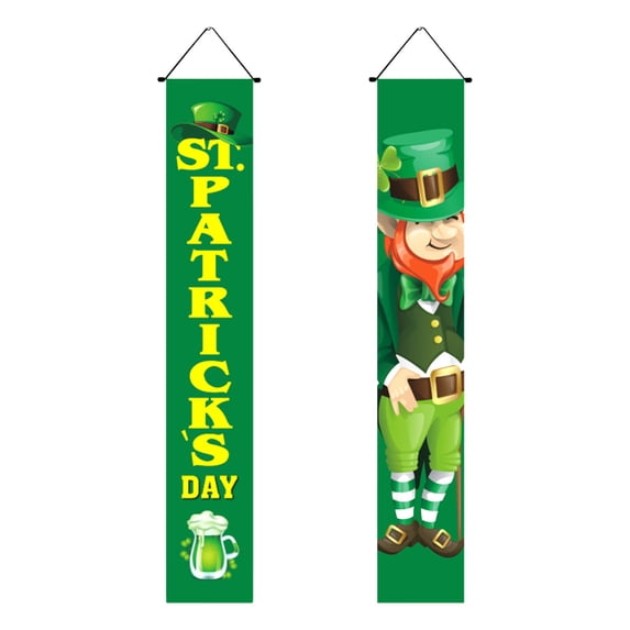 Vikakiooze St. Patrick's Day Decorative Front Porch Irish Family Gathering Classroom Office Wall Door Fireplace