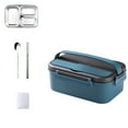 thumbnail image 1 of Vikakiooze Stainless Steel Self-Heating Bento Box with Spoon and Chopsticks, Portable Insulation Box Lunch Box, Lunch Box, Outdoor Self-Heating Lunch Box,Home, 1 of 7