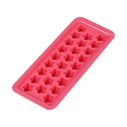 Vikakiooze Star shaped ice cube tray, fun ice cube tray for making heart shaped ice cubes, ice cube molds that are easy to demould