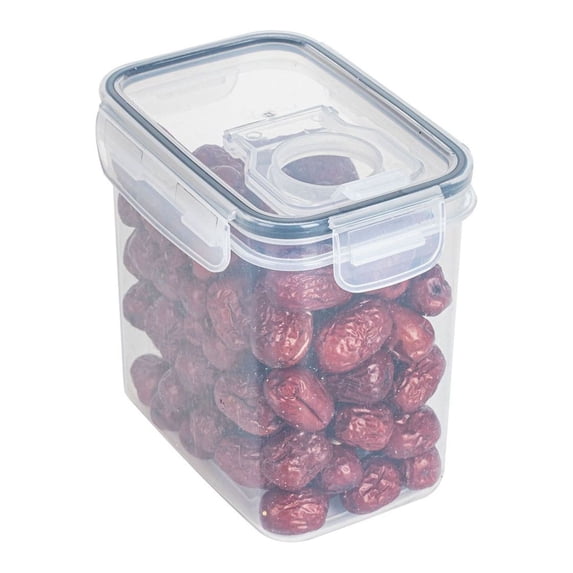 Vikakiooze Storage Containers For Food,Single Transparent Plastic Storage Tank Vacuum Moisture Proof Fresh-Keeping Storage Storage Sealed Tank,Kitchen Sealed Jar With Lid Moisture Fresh-Keeping Box