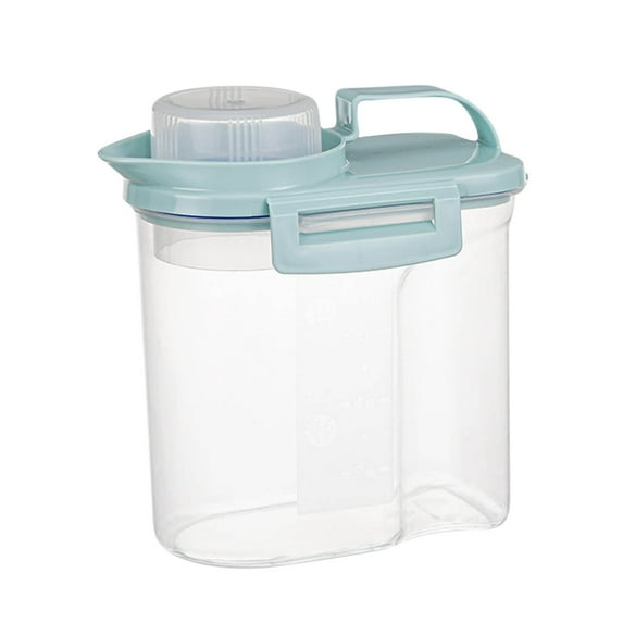 Vikakiooze Storage Jars With Lids, Airtight Food Storage Containers, Kitchen Airtight Jars With Lid Storage Box, Stackable Food Containers Kitchen Cabinets Organize Pet Food Treats