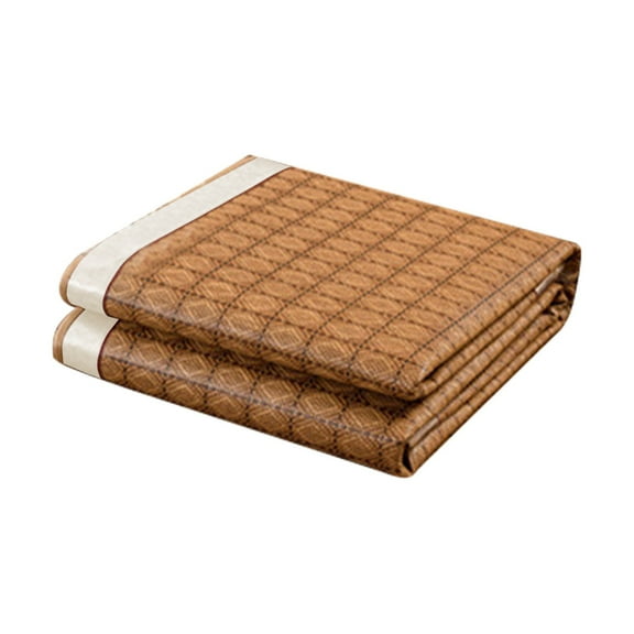 Vikakiooze Summer Sleeping Mat, Foldable Rattan Summer Sleeping Mat, Cool Mat For Cooler Bed In Home School Dormitories. (1.8X2m)