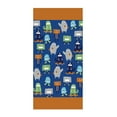 thumbnail image 1 of Vikakiooze Thickened Bath Towels Do Not Lint Or Fade, Active Printed Cotton Beach Towels, 1 of 1
