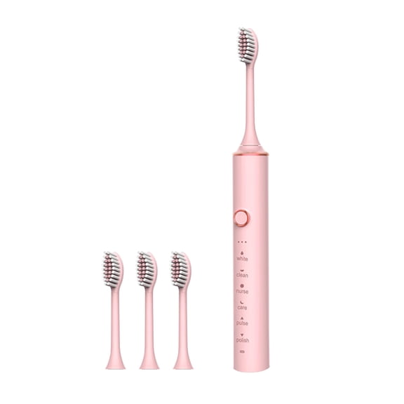 Vikakiooze Toothbrush, Toothbrush With 4 Brush Heads, Smart 6-speed Timer Toothbrush IPX7