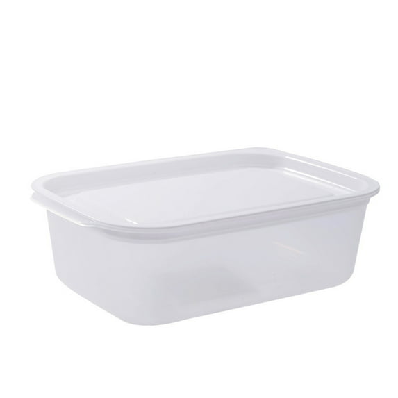Vikakiooze Transparent Covered Rectangular Refrigerator Food Container Storage Box Kitchen