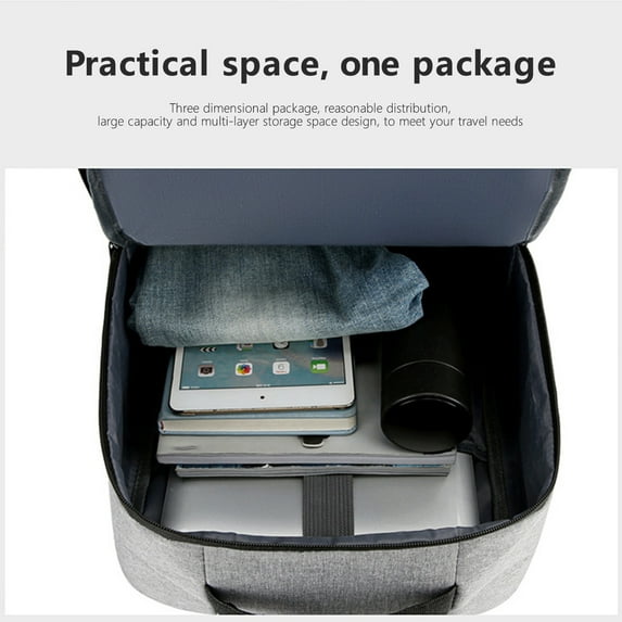 Vikakiooze Travel Laptop Backpack, Business Slim Durable Laptops Backpack With USB Charging Port, Water Resistant Bag Gifts For Men & Women Fits 15.6 Inch Notebook