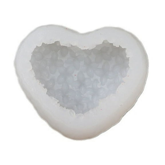 Vikakiooze Valentine's Day Love Flower Mould Suitable For Aromatherapy Candles Chocolate Cakes DIY Handmades Soap