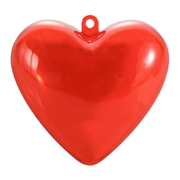 Vikakiooze Valentine's Day love toy red love plastic box heart-shaped gift plastic Valentine's Day storage box A