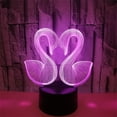 thumbnail image 1 of Vikakiooze Valentine's day 3d creative visual atmosphere small table lamp, 1 of 2