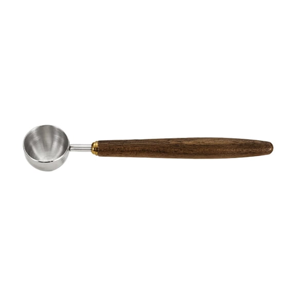 Vikakiooze Vintage Walnut Handle Measuring Spoon Milk Powder Coffee Spoon Household Kitchen Baking Tool Multifunctional Measuring Spoon