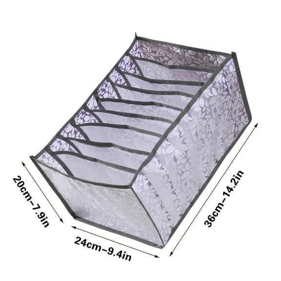 Vikakiooze Wardrobe Clothes Organizer Pants Clothes Storage Bag Divider Box Layered Clothing Bag Home Wardrobe Closet Jeans Finishing Storage Bag, Home Savings!