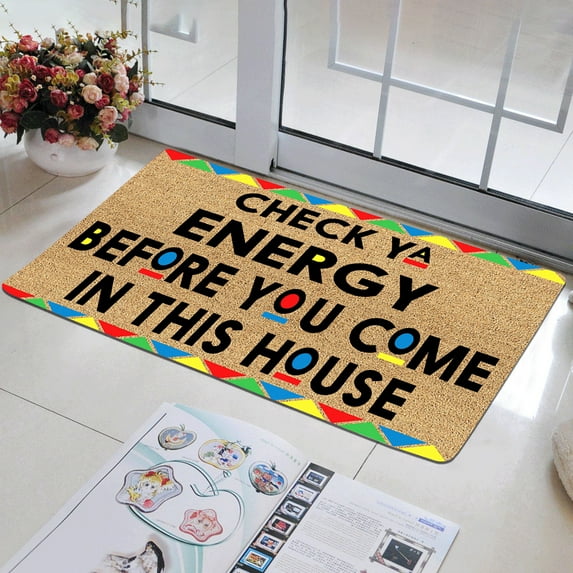 Vikakiooze Entrance Door Mat Funny Welcome Indoor Outdoor Decor Doormat Rug Decor Door Mat