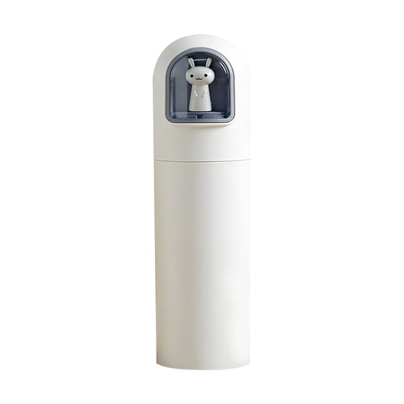 Vikakiooze Water Bottles Creative Cartoon Press Button Travel Wash Cup Portable Sealed Tooth Cup Toothbrush Toothpaste Storage Box Mouthwash Cup Kitchen Appliances on