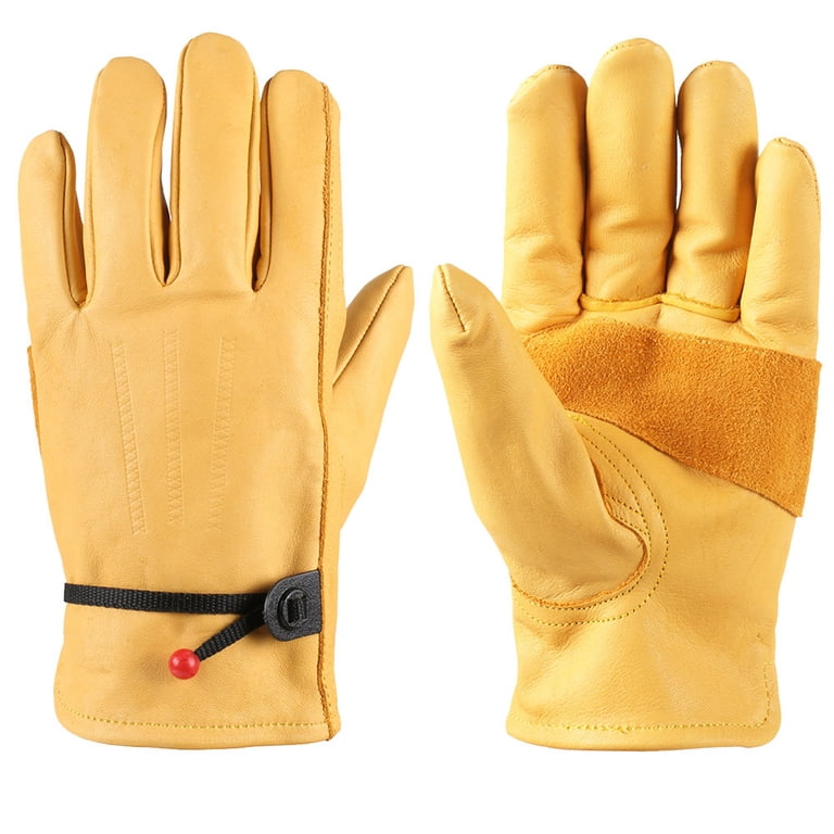 Work Gloves Cowhide Leather Welding Gloves Heat Wear