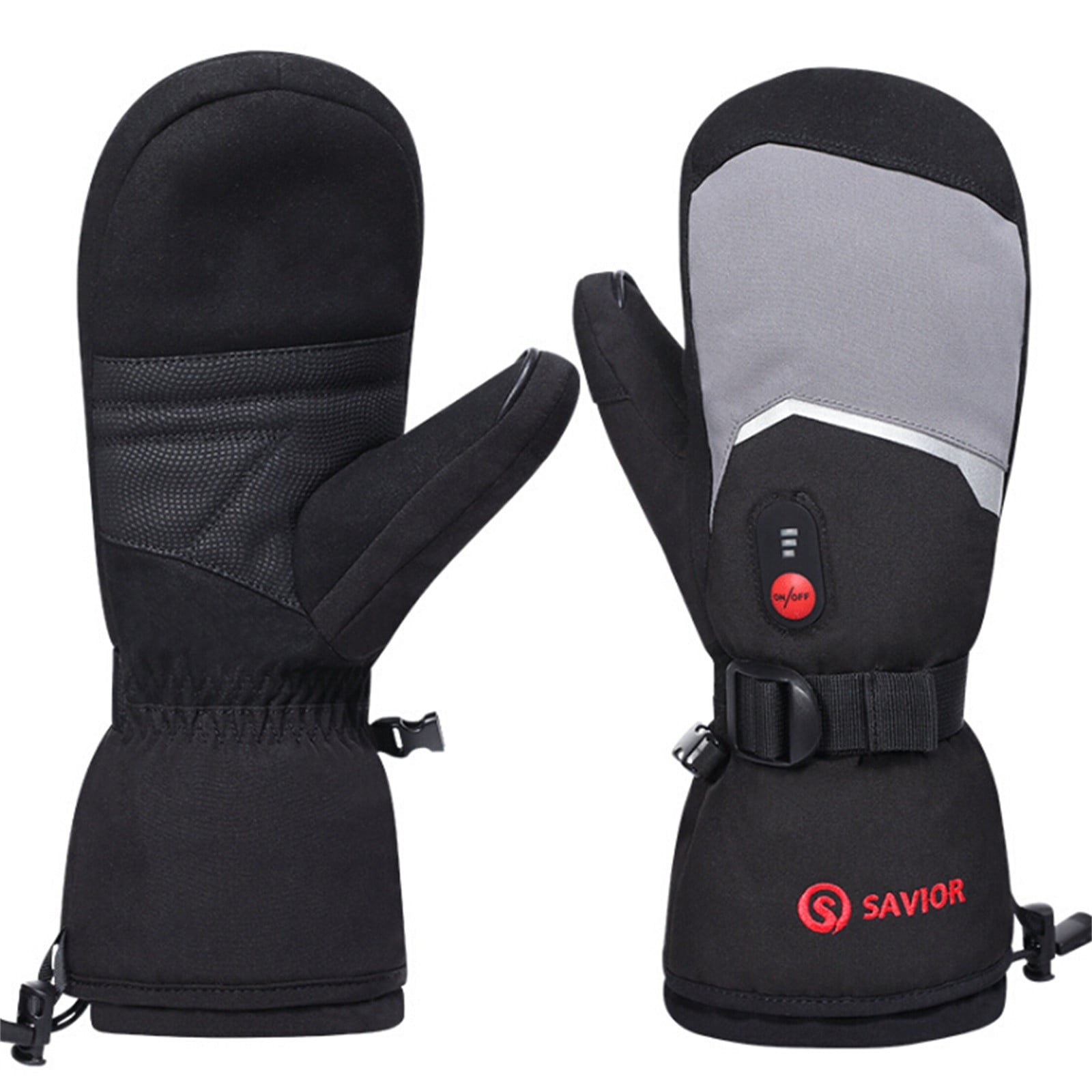 Heated Gloves For Men & Women - Rechargeable Battery, 3 Heat Settings, Touch Screen Tips For Winter Driving, Cycling