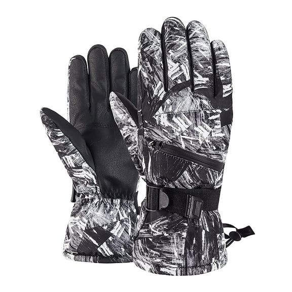Vikakiooze Winter Gloves Men And Women Ski Gloves Warm And Waterproof Adult Riding Controllable Screen