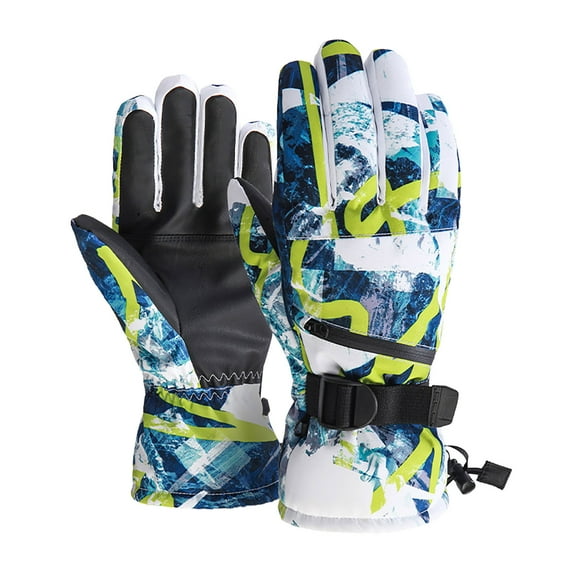 Vikakiooze Winter Gloves Men And Women Ski Gloves Warm And Waterproof Adult Riding Controllable Screen
