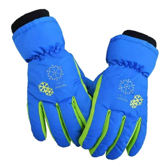 Vikakiooze Winter Gloves Wind Proof Quality Waterproof Children's Ski Warm Gloves