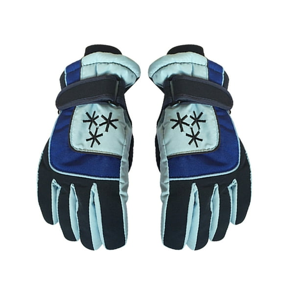 Vikakiooze Winter Gloves Winter Children's Ski Gloves Cold-proof, Waterproof, Non-slip Warm Gloves