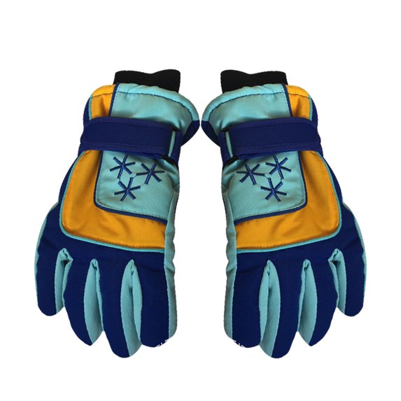 Vikakiooze Winter Gloves Winter Children's Ski Gloves Cold-proof, Waterproof, Non-slip Warm Gloves