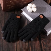 Vikakiooze Winter Gloves Winter Plus to Keep Warm Wind and Cold Sports Game Gloves