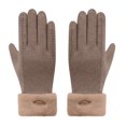 thumbnail image 1 of Vikakiooze Winter Gloves Womens Windproof Wrist Warm Gloves Winter Mittens Driving Ski Glove, 1 of 2