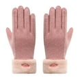 thumbnail image 1 of Vikakiooze Winter Gloves Womens Windproof Wrist Warm Gloves Winter Mittens Driving Ski Glove, 1 of 2