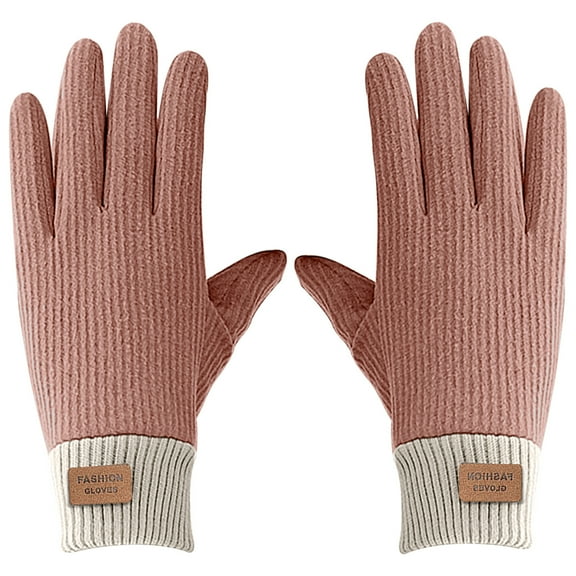 Vikakiooze Winter Gloves Womens Windproof Wrist Warm Gloves Winter Mittens Driving Ski Glove