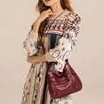 thumbnail image 1 of Vikakiooze Zipper Crossbody Bag With Wide Shoulder Strap Phone Wallet, Shoulder Purse, Multiple Zipper Pockets., 1 of 7