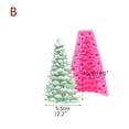 thumbnail image 1 of Vikakiooze under $10, 3D Christmas Tree Silicone Candle Mold for Candle Making Xmas Tree Silicone, 1 of 2