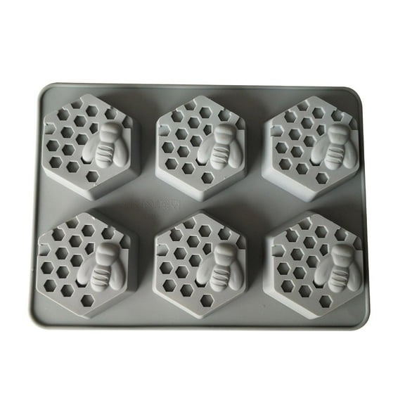 Vikakiooze under $10, Honeybee Festival Silicone Mould Six Hole DIY Soap Mold Chocolate Cake Mold