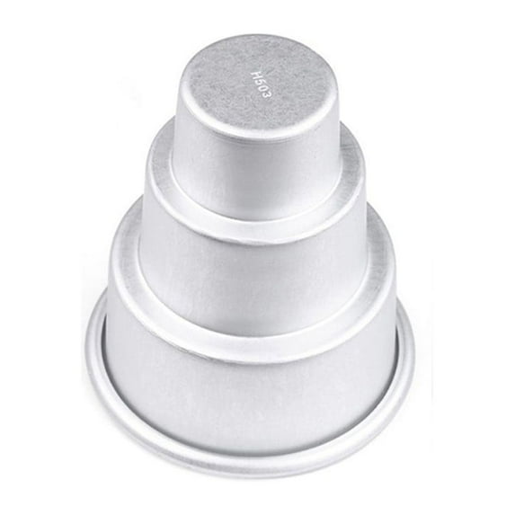 Vikakiooze under $10, Mini Three-tiered Cake Pan Pudding Mold Muffin Decorating Mould Tools