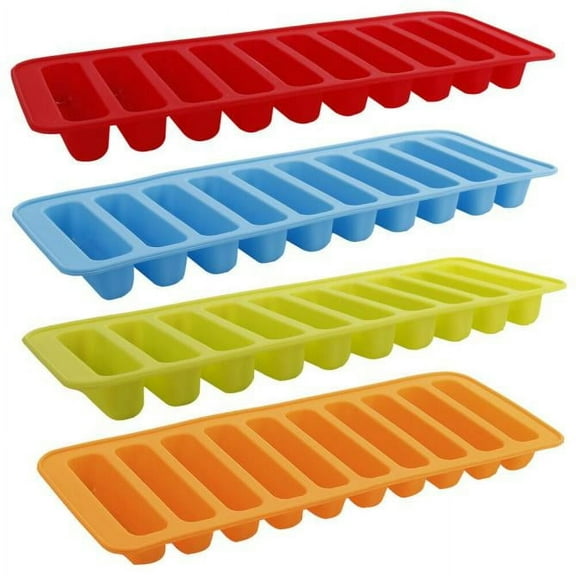 Vikakiooze under $10, Silicone Cylinder Ice Cube Tray Freeze Mould Pudding Jelly Chocolate Mold Maker