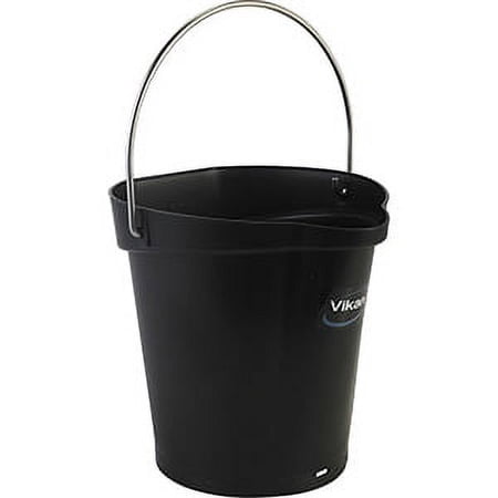 Vikan 1.5 Gallon Bucket - Black (4 Units)