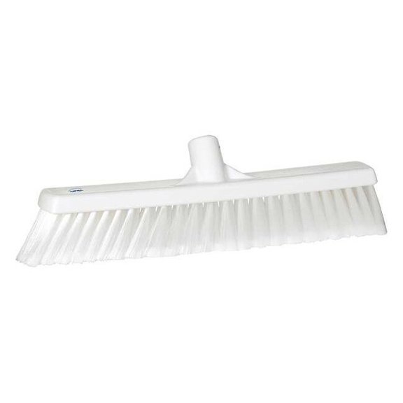 Remco 2 x 16 in Sweep Face Broom Head, Soft, Synthetic, White 31785