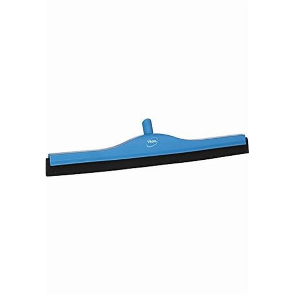 Vikan 77553 Squeegee,Fixed Head,Floor,28",PP/RB,Blue CA1